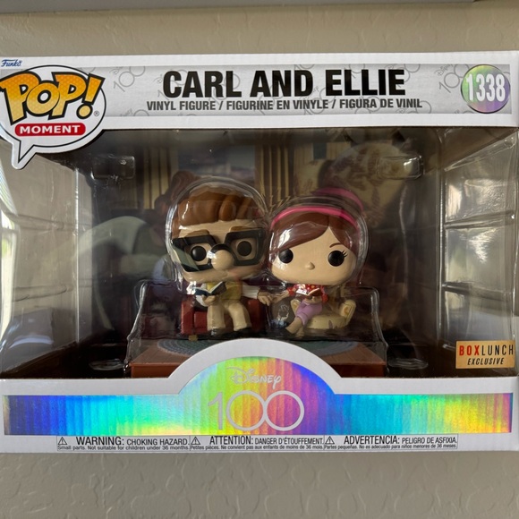 Funko Carl and Ellie Pop! Moment with Pink and Brown Accents